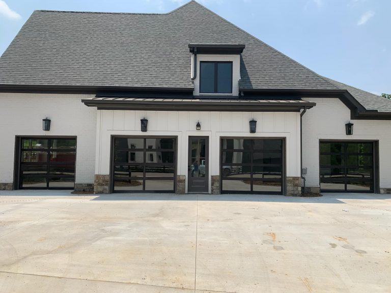 Modern Full View Glass Residential Garage Doors in Murfreesboro TN