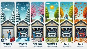 Read more about the article Seasonal Garage Door Maintenance Tips