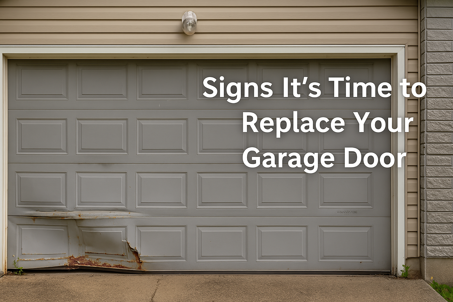 You are currently viewing Signs It’s Time to Replace Your Garage Door From The Pros